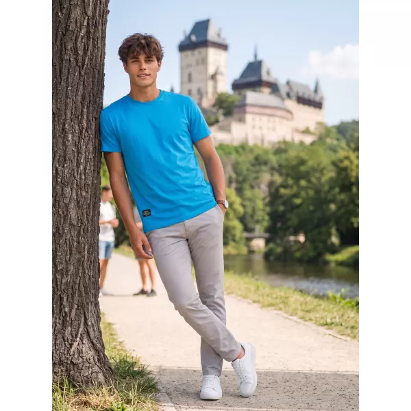  Pánske tričko ALTISPORT NP/ALMST20001 OCEAN BLUE 
