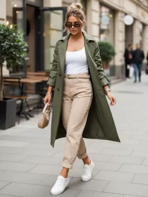 Dámska bunda DSTREET TY5674 ZELENÁ