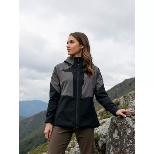  Dámska outdoorová bunda ALPINE PRO TEMUNA BLACK 