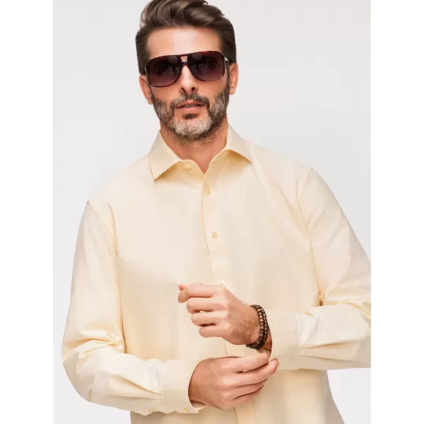  Pánska košeľa OMBRE K705 LIGHT YELLOW 