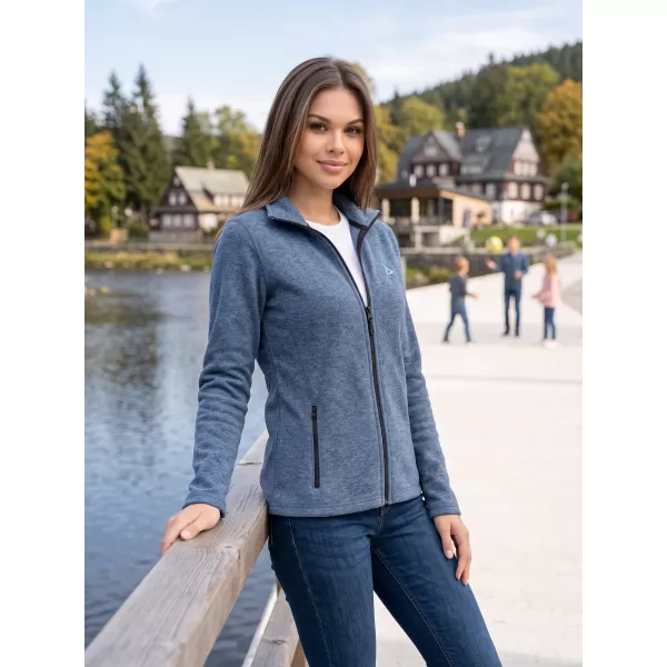  Dámska fleece mikina ALTISPORT ALW002852 TMAVÝ DENIM MELÍR 