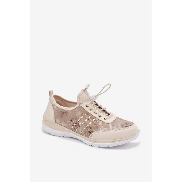  Dámske poltopánky D&A GR61-5990 BEIGE 