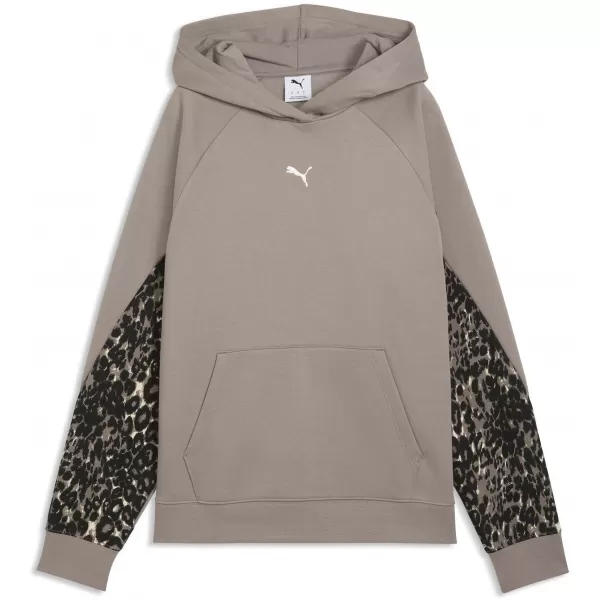  Dámska mikina PUMA SPORT ANIMAL STANDARD HOODIE FL 69400781 MOUSE GRAY 