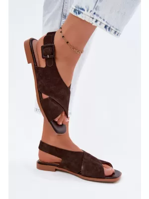 Dámske sandále S.BARSKI JC61-1001 BROWN