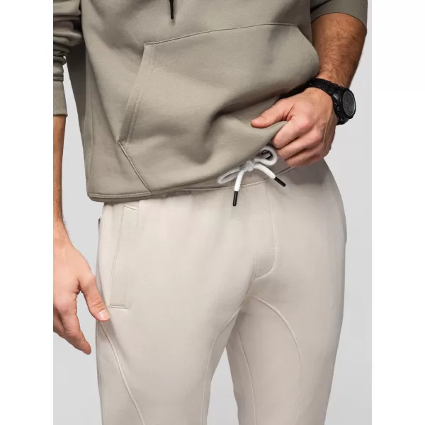  Pánske tepláky OMBRE OM-PABS-0305 LIGHT BEIGE 
