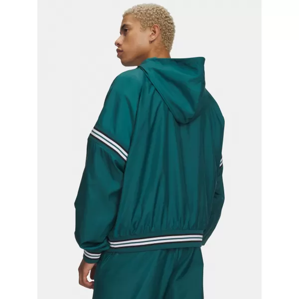  Pánska bunda UNDER ARMOUR UA ICON SW WOVEN JKT 6010974-338 ZELENÁ 