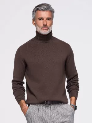 Pánsky rolák OMBRE OM-SWTN-0192 BROWN
