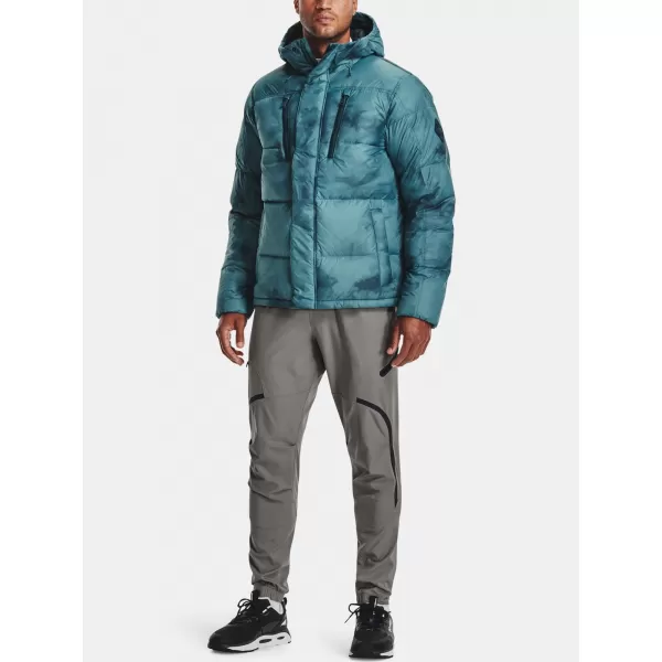  Pánska bunda UNDER ARMOUR UA STORM CGI DOWN PRINTED STORM JKT 1365809-413 MODRÁ 