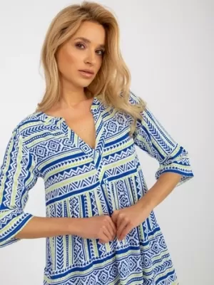 Dámske šaty SUBLEVEL D73771M30214F DARK BLUE
