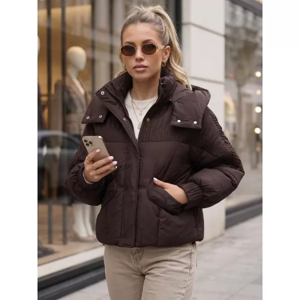  Dámska bunda DSTREET TY6039 HNEDÁ 