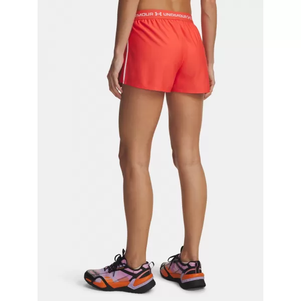  Dámske kraťasy UNDER ARMOUR TECH PLAY UP SHORTS 1389882-690 ČERVENÁ 