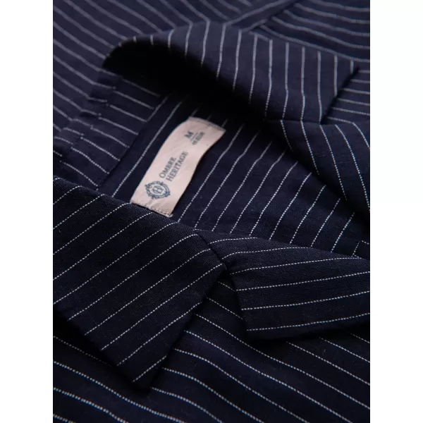  Pánska košeľa OMBRE OM-SHSS-0222 NAVY BLUE 