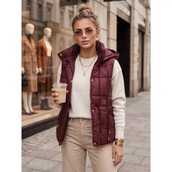  Dámska vesta DSTREET TY5974 BORDOVÁ 