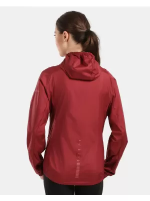 Dámska vetrovka KILPI ROSA-W 1L0109KI TMAVO ČERVENÁ