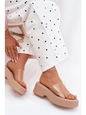 Dámske šľapky BOTO 78-146 BEIGE