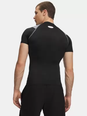 Pánske tričko UNDER ARMOUR UA HG ELITE COMP SS 6015382-008 ČIERNA