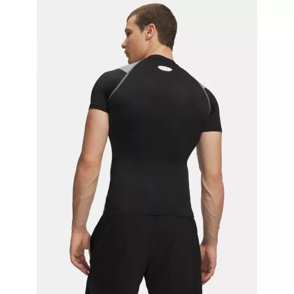  Pánske tričko UNDER ARMOUR UA HG ELITE COMP SS 6015382-008 ČIERNA 