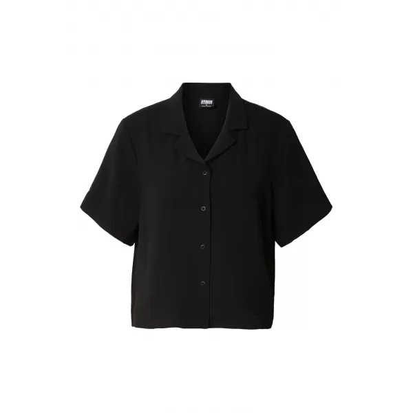  Dámska košeľa URBAN CLASSICS TB8283-00007 BLACK 