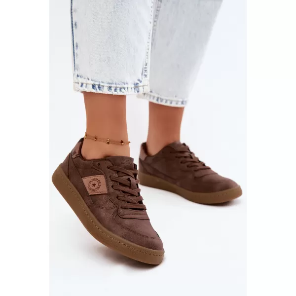  Dámske tenisky BIG STAR SHOES UU274017 BROWN/BEIGE 