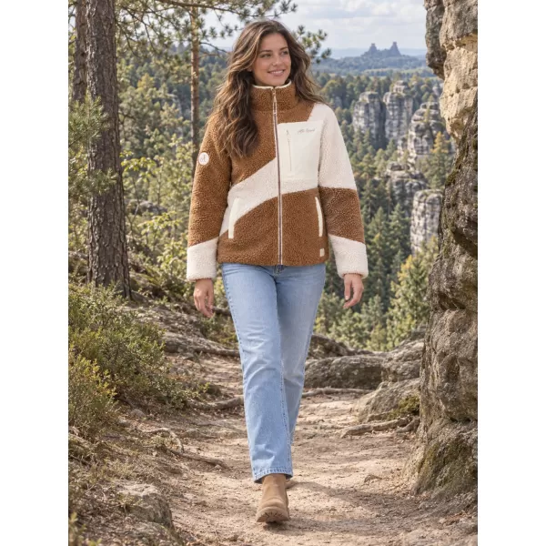  Dámska fleece mikina ALTISPORT IVONA BÉŽOVÁ 