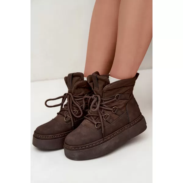  Dámske topánky BIG STAR SHOES UU274191 BROWN/BEIGE 