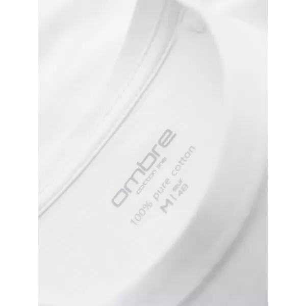  Pánske tričko OMBRE OM-TSBS-0268 WHITE 