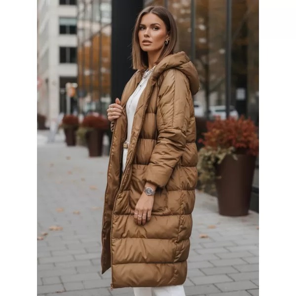  Dámska bunda DSTREET TY2471 KARAMELOVÁ 