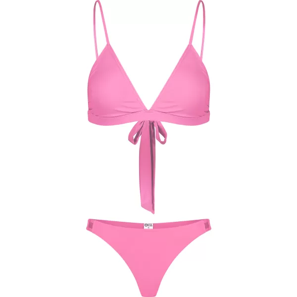  Dámske bikiny - spodný diel NORDBLANC TWINKLE NBSSS8242 RUŽOVÁ 