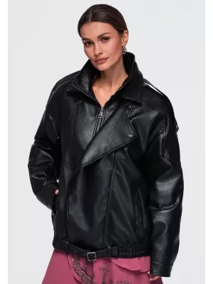 Dámska bunda OMBRE OW-JAFL-0138 BLACK
