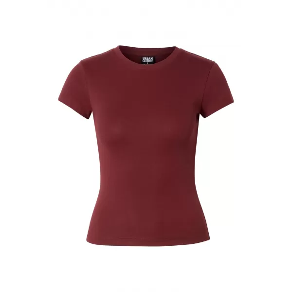  Dámske tričko URBAN CLASSICS TB8569-22408 DARK BRICK RED 