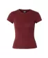 Dámske tričko URBAN CLASSICS TB8569-22408 DARK BRICK RED