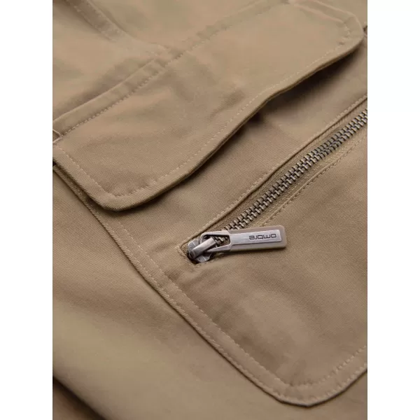  Pánske nohavice OMBRE P1517 KHAKI 