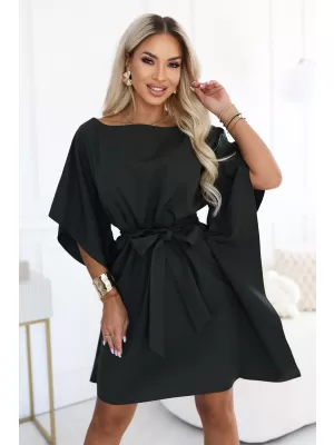 Dámske šaty NUMOCO SOFIA 287-46 TMAVÁ KHAKI