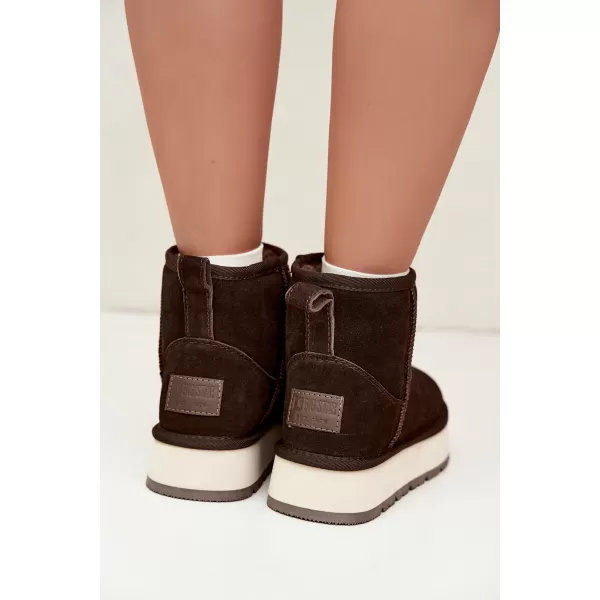  Dámske topánky BIG STAR SHOES UU274693 BROWN/BEIGE 