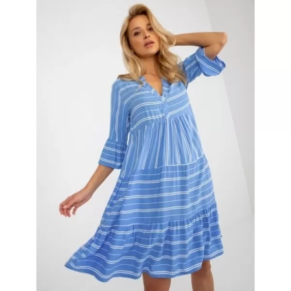  Dámske šaty SUBLEVEL D73771M30214F BLUE 