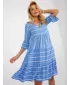 Dámske šaty SUBLEVEL D73771M30214F BLUE