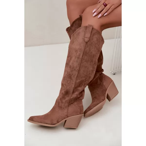  Dámske čižmy BOTO CLS-627 BROWN 