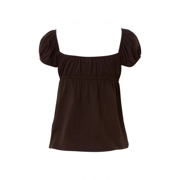  Dámske tričko URBAN CLASSICS TB8177-00075 BROWN 