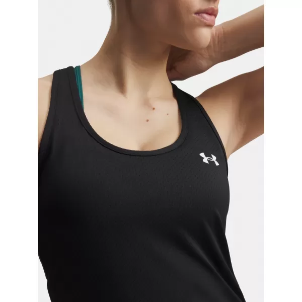  Dámske tielko UNDER ARMOUR TECH MESH RACER TANK 6009989-001 ČIERNA 