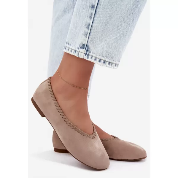  Dámske baleríny BOTO 9897 KHAKI 
