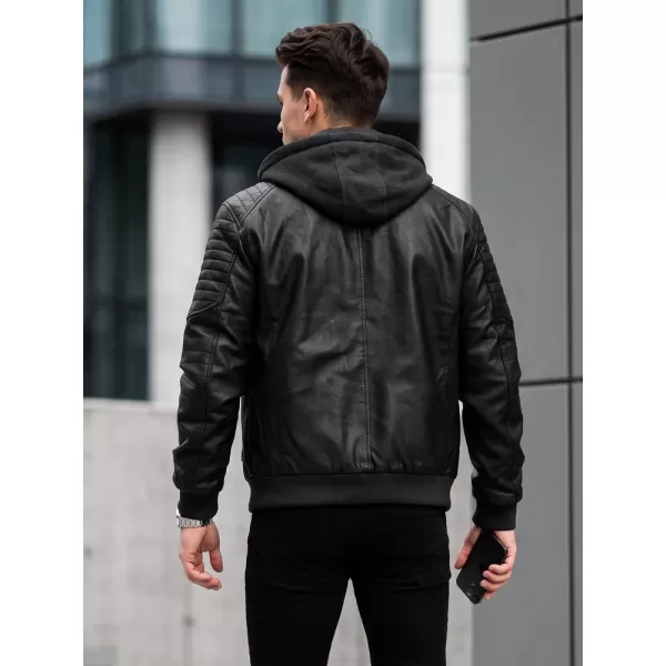  Pánska bunda DSTREET TX5141 ČIERNA 