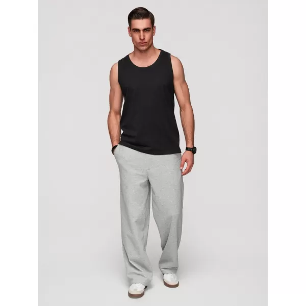  Pánske tielko OMBRE OM-TSBT-0272 BLACK 