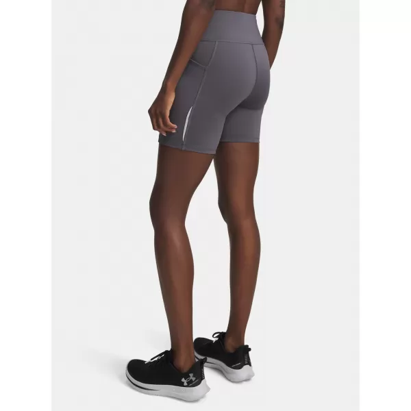  Dámske kraťasy UNDER ARMOUR UA VELOCITI 6IN FITTED SHORT 6009498-025 ŠEDÁ 