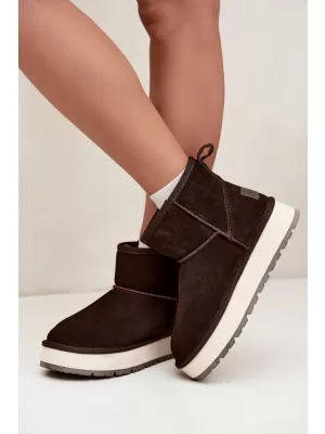 Dámske topánky BIG STAR SHOES UU274693 BROWN/BEIGE