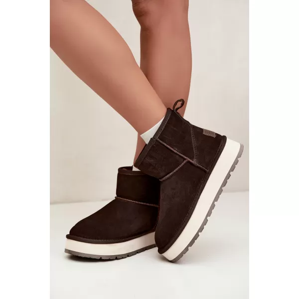  Dámske topánky BIG STAR SHOES UU274693 BROWN/BEIGE 