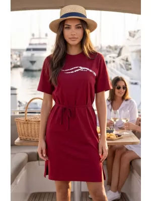 Dámske šaty ALTISPORT ALW001816 GARNET