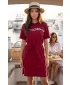 Dámske šaty ALTISPORT ALW001816 GARNET