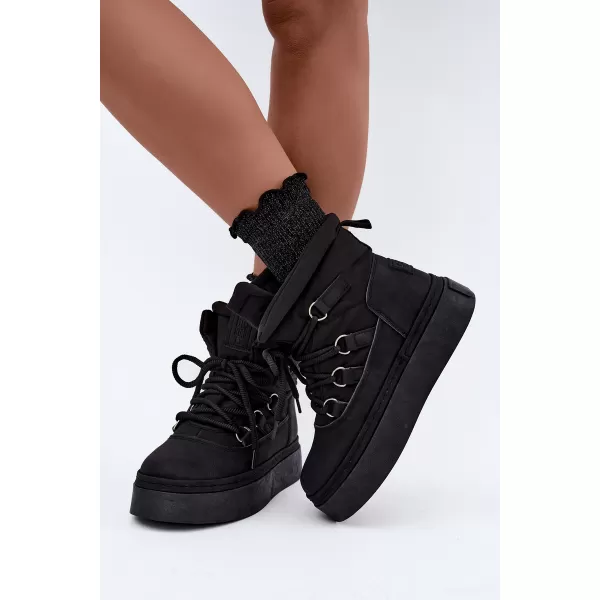  Dámske snehule BIG STAR SHOES UU274189 BLACK 