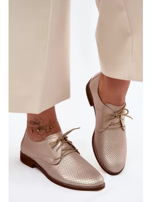 Dámske poltopánky ZAZOO 4238/HOGL GOLD