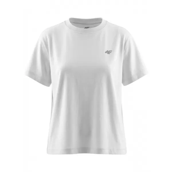  Dámske tričko 4F WMM00TTSHF3310 WHITE 